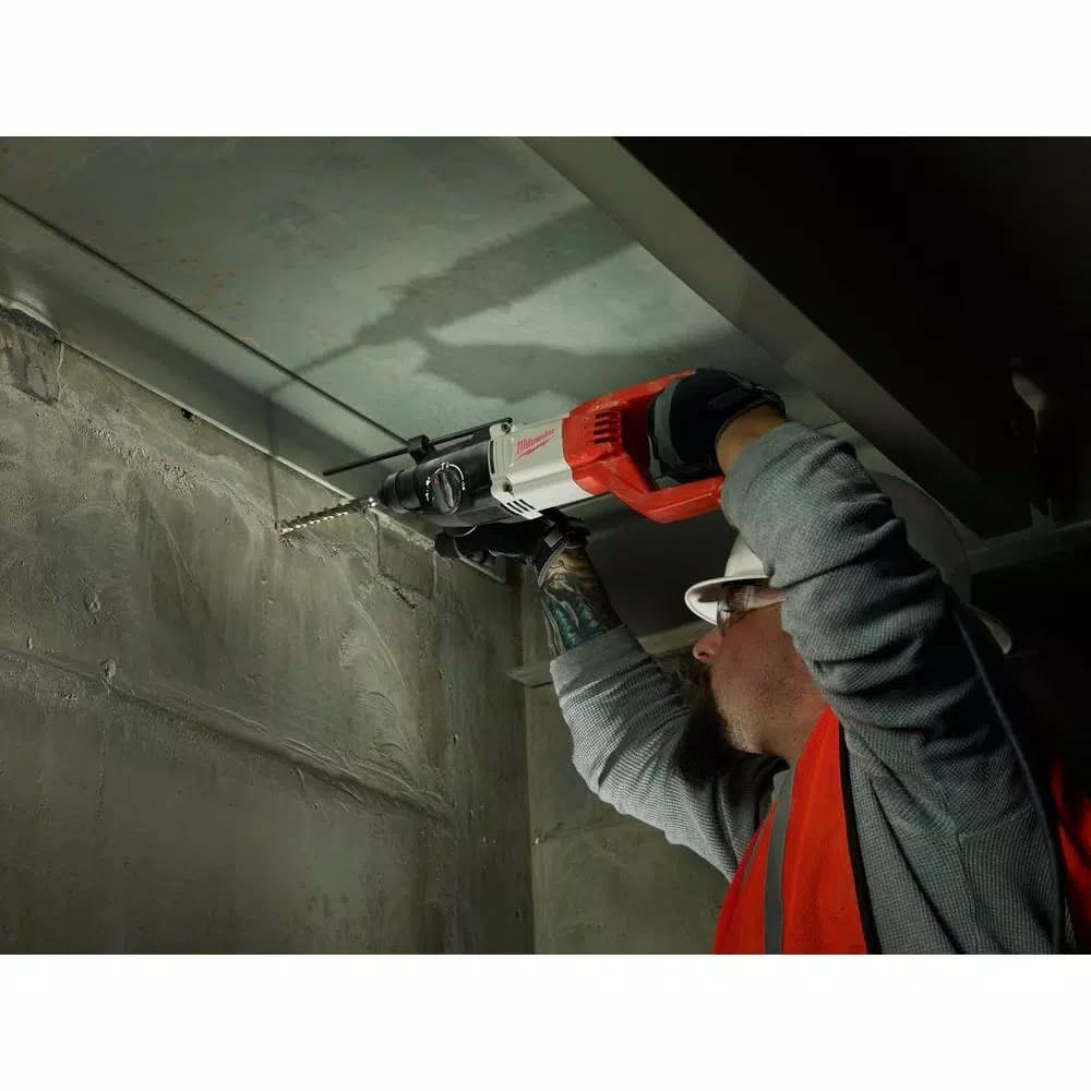 Milwaukee 1 in. SDS-Plus D-Handle Corded Rotary Hammer, 8 Amp
