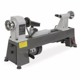 Stark 1/2 HP Variable-Speed Benchtop Wood Lathe, 10 in. x 18 in., 5-Speed Gray thumbnail 1