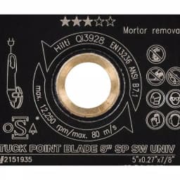 Hilti 5 in. Universal Diamond Sandwich Tuck Point Blade Super Performance (6-Pack) thumbnail 2