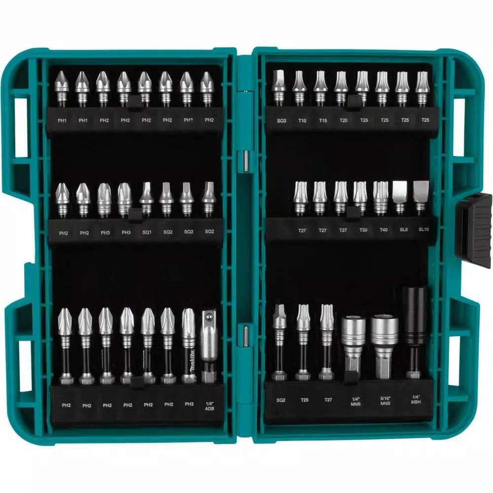 Makita ImpactXPS 45-Piece Impact Bit Set, High-Torque Alloy Steel Screwdriver Bits