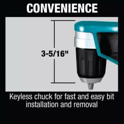 Makita 12V MAX CXT 3/8 in. Right Angle Cordless Drill/Driver (Tool Only) thumbnail 8