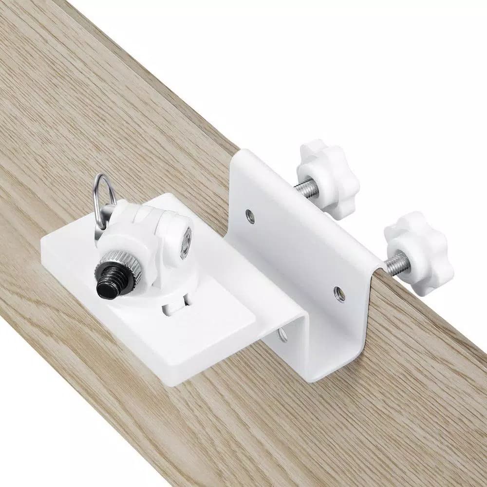 Wasserstein Weatherproof Gutter Mount for Arlo Pro, Ultra, Go, and Essential Cameras (White)