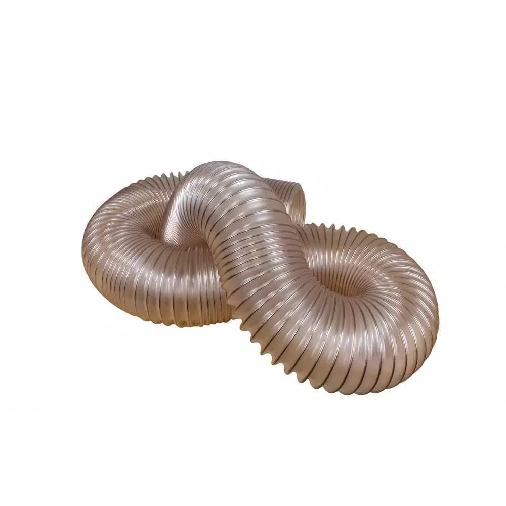 POWERTEC 4 in. x 10 ft. Puncture Resistant Flexible PU Dust Collection Hose