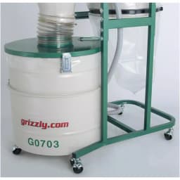Grizzly Industrial 1-1/2 HP 2-Stage Cyclone Dust Collector with 6 in. Intake and Remote Control thumbnail 6