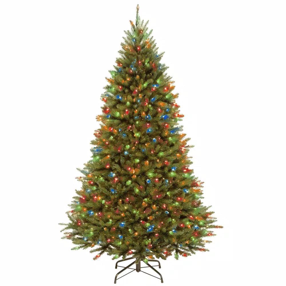 National Tree Company 7.5 ft. Kingswood Fir Artificial Christmas Tree with Dual Color LED Lights and PowerConnect System