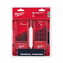 Milwaukee Thunderbolt Black Oxide Twist Drill Bit Set, 15-Piece thumbnail 4