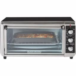 BLACK+DECKER 1500W 8-Slice Stainless Steel Convection Toaster Oven with Broiler thumbnail 8