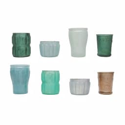 3R Studios Multi Color Mercury Glass Votive Candle Holders, Set of 8 thumbnail 1