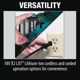 Makita 18V X2 LXT Cordless/Corded 2.1 Gal. HEPA Dry Dust Extractor Vacuum Kit thumbnail 8