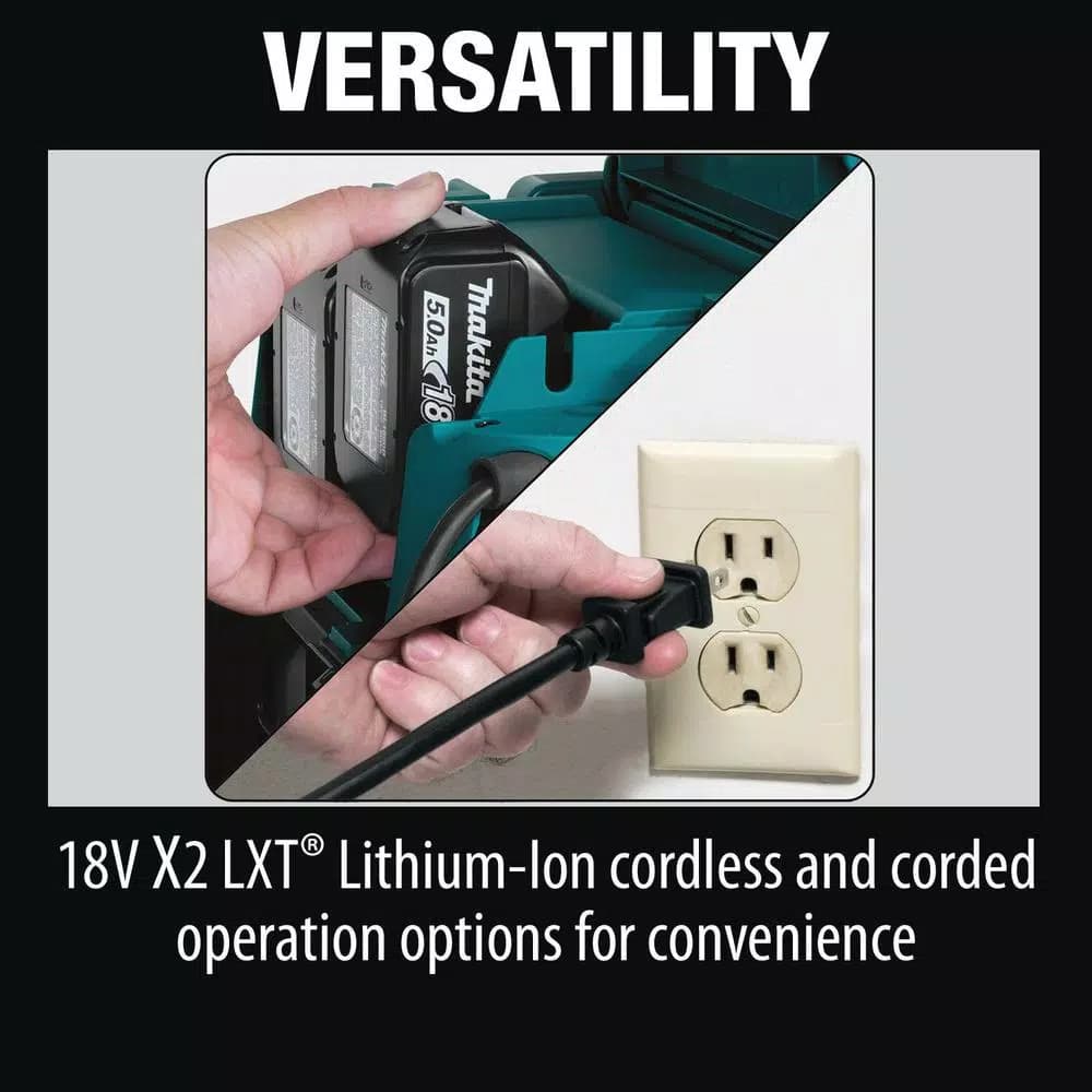 Makita 18V X2 LXT Cordless/Corded 2.1 Gal. HEPA Dry Dust Extractor Vacuum Kit