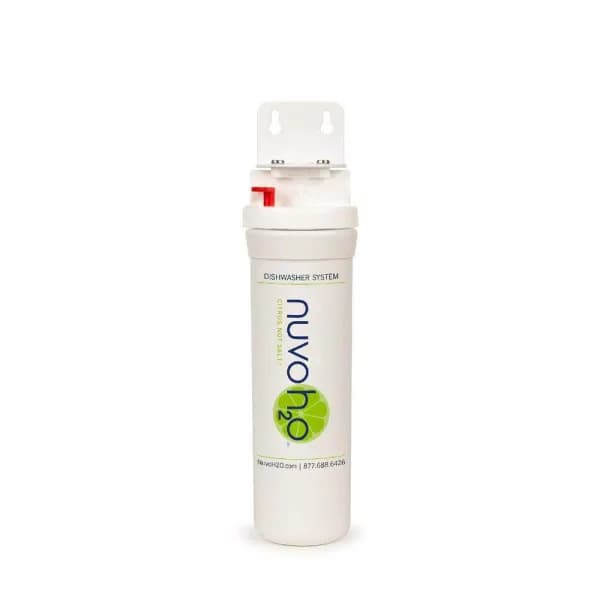 NuvoH2O Citracharge Pro Under Sink Dishwasher Water Softener & Hard Water Spot Preventer
