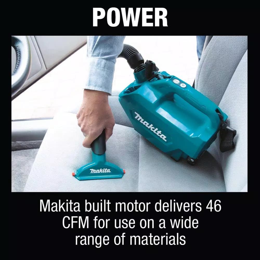 Makita 12V MAX CXT Cordless Vacuum Kit with 2.0 Ah Battery (LC09A1)