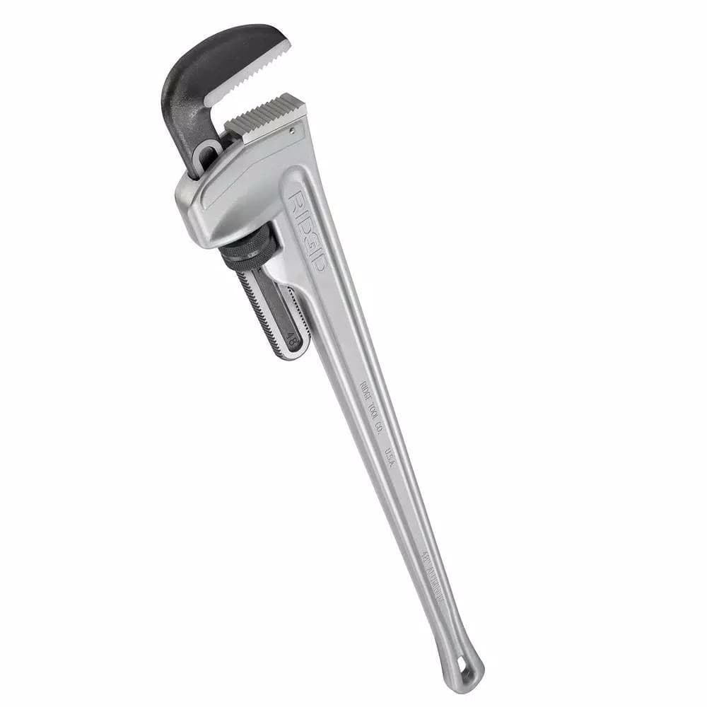 RIDGID 848 48 in. Aluminum Straight Pipe Wrench