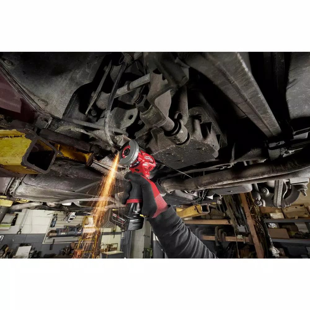Milwaukee M12 FUEL 12V Brushless 3 in. Cordless Cut Off Saw Kit with 4.0 Ah Battery, Charger, and Bag