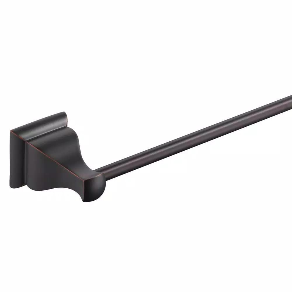 Glacier Bay Milner 24 in. Single Towel Bar in Bronze