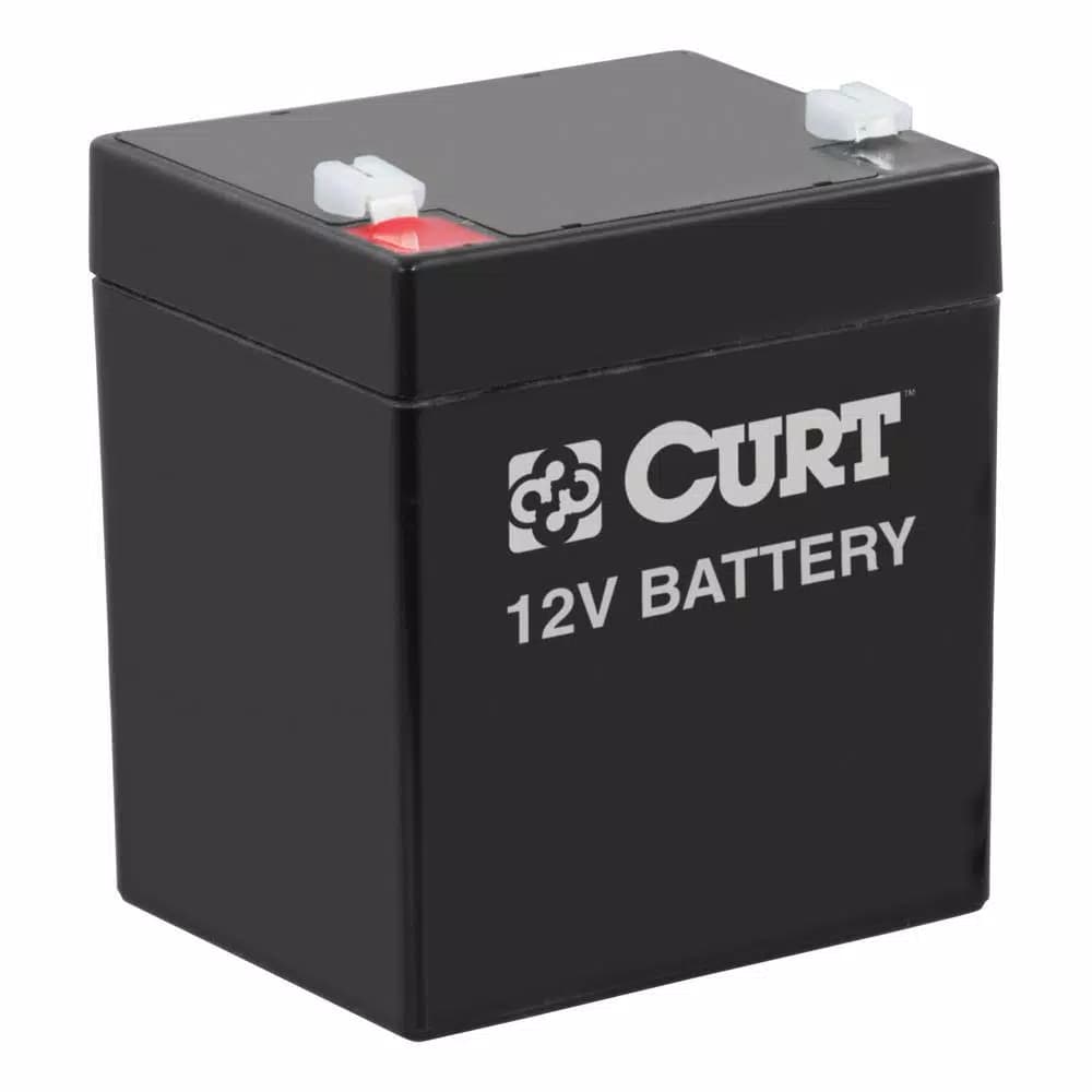 CURT 12V 5Ah Sealed Lead Acid Breakaway Battery for Trailer Brake Systems