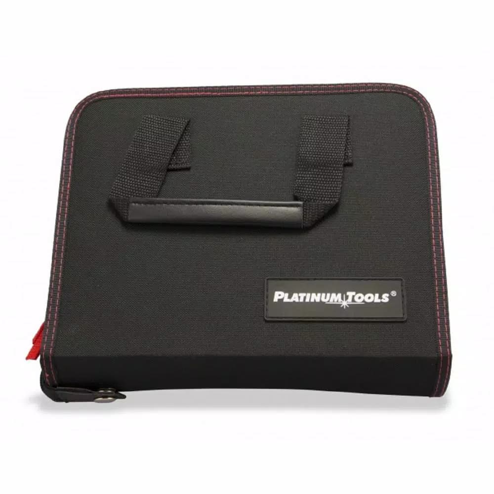 Platinum Tools 4002PT Heavy-Duty Nylon Zipper Tool Case with Handles