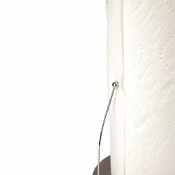 Mind Reader Stainless Steel Free Standing Paper Towel Holder - Heavy Base Silver thumbnail 3