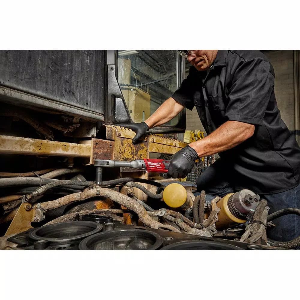 Milwaukee M12 FUEL 12V Cordless 3/8 in. Impact Wrench and Ratchet Combo Kit (Tool-Only)