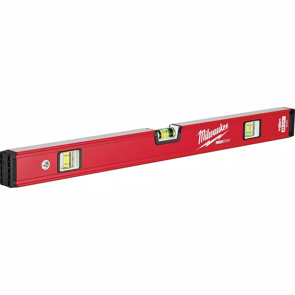 Milwaukee REDSTICK 24 in. Compact Box Level with SHARPSITE Vial Technology