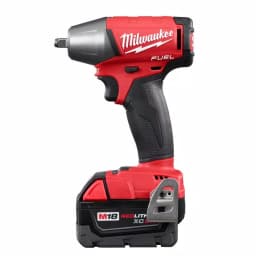 Milwaukee M18 FUEL 3/8 in. Compact Impact Wrench Kit with Two 5 Ah Batteries and Charger thumbnail 5