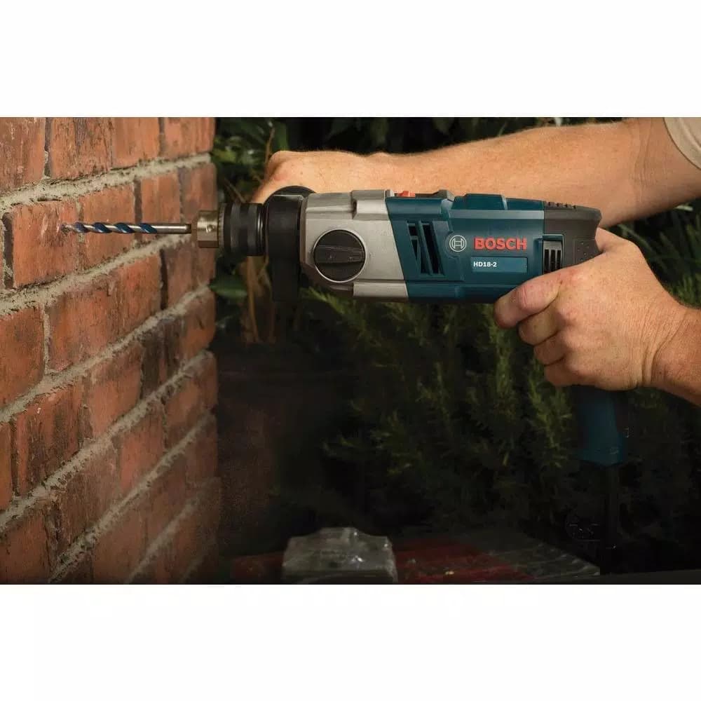 Bosch 1/2 in. 8.5 Amp Corded 2-Speed Variable Speed Hammer Drill