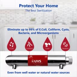 Express Water UV Water Filter Replacement System - 12 Inch Housing with 10 Inch Bulb thumbnail 2