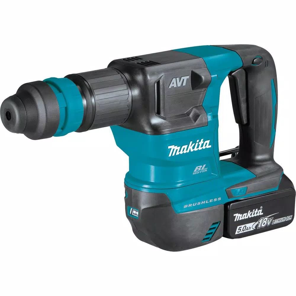 Makita 18V LXT Brushless Cordless AVT Power Scraper Kit with 5.0 Ah Batteries and Charger