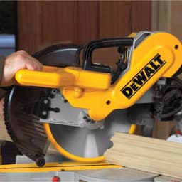 DEWALT 10 in. Double Bevel Sliding Compound Miter Saw, DW717 thumbnail 3