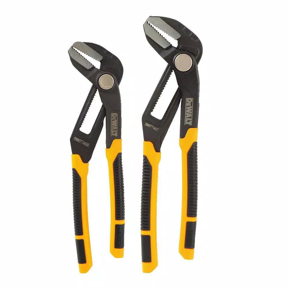 DEWALT DWHT74428 Straight Jaw Push Lock Pliers Set, 2-Piece