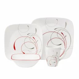 Corelle Square 16-Piece Splendor Glass Dinnerware Set, Service for 4 thumbnail 5
