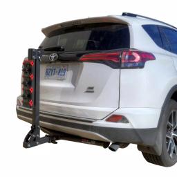 Detail K2 4-Bike Hitch Mounted Bike Rack, 300 lbs Capacity, 2 in. Receiver, Black thumbnail 3