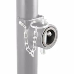 CURT Replacement Swivel Jack Male Pipe Mount Bracket (9/16" Pin Hole) thumbnail 3