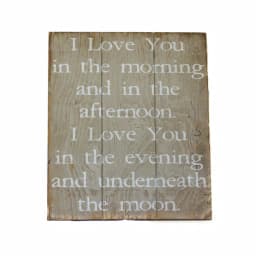 Unbranded Boulder Innovations "I Love You In The Morning" 16 x 19 in. Printed Wood Wall Art thumbnail 2