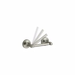 KOHLER Willamette Double Post Toilet Paper Holder, Vibrant Brushed Nickel thumbnail 5