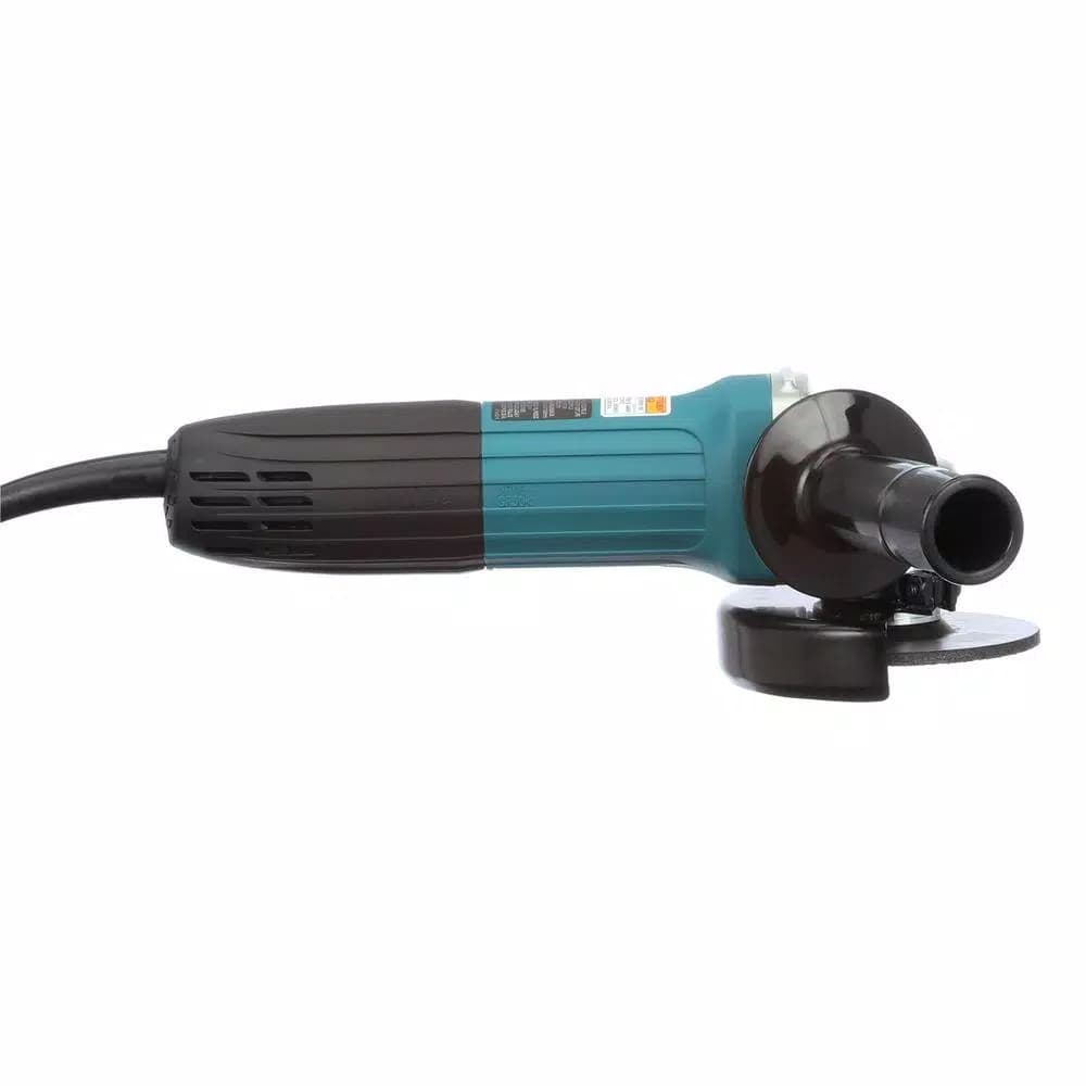 Makita 4 in. Corded Angle Grinder, 6 Amp, 11,000 RPM with Grinding Wheel and Hard Case