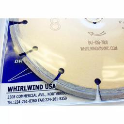 Whirlwind USA 8 in. Segmented Diamond Saw Blade for Concrete, Stone, Brick, and Masonry thumbnail 5