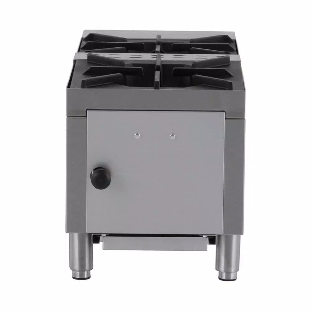 Unbranded Magic Chef Commercial 12 in. 2-Burner Gas Countertop Hot Plate Range, 50,000 BTUs