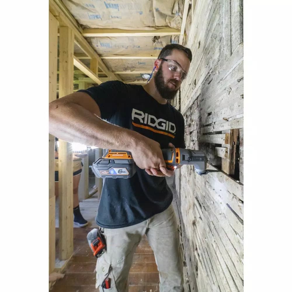 RIDGID 18V OCTANE Brushless JobMax Cordless Multi-Tool with Tool-Free Head