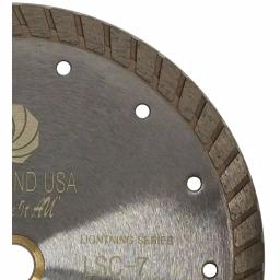 Whirlwind USA 7 in. Turbo Rim Diamond Blade for Concrete, Stone, Brick, and Masonry thumbnail 2