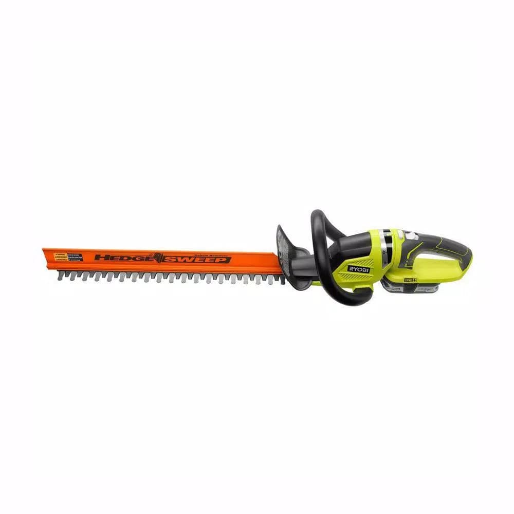 Ryobi ONE+ 18V Cordless 22 in. Hedge Trimmer Kit with 1.5 Ah Battery and Charger, Refurbished