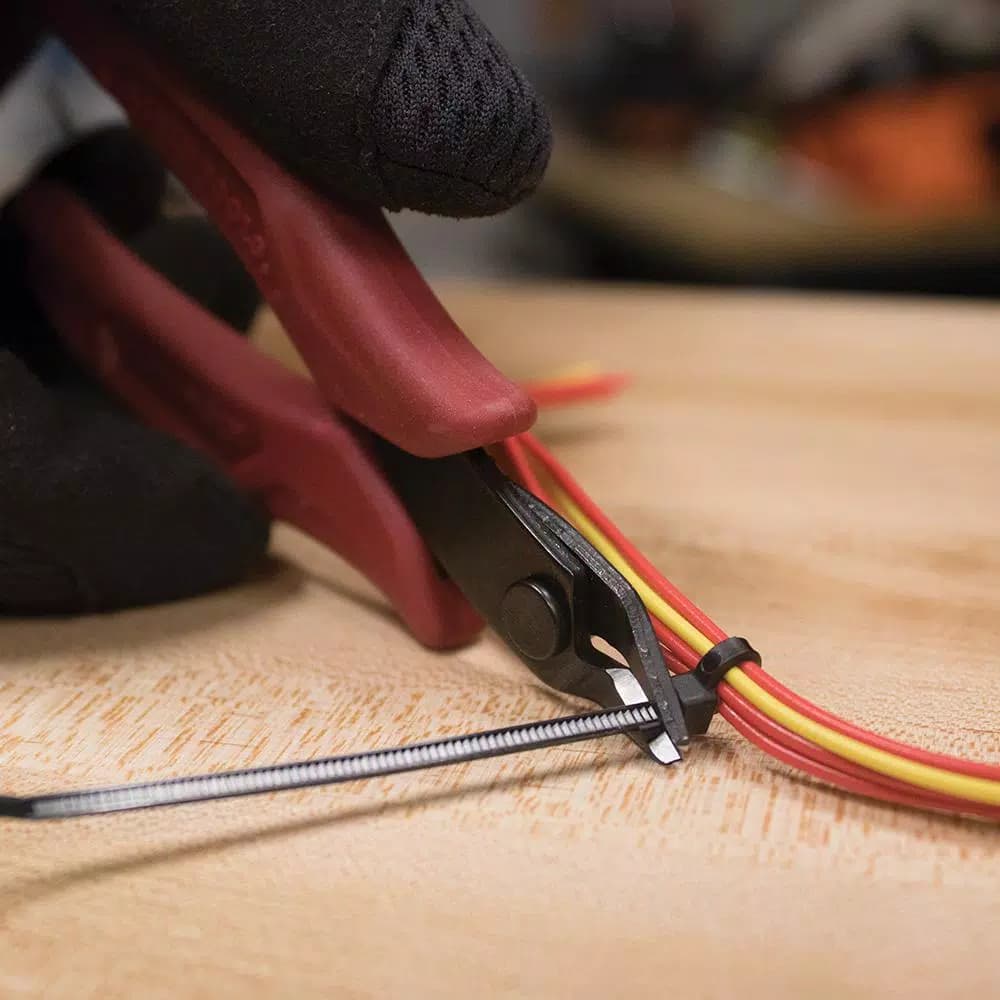 Klein Tools 5 in. Light-Weight Precision Flush Cutter for Soft Wire up to 16 AWG