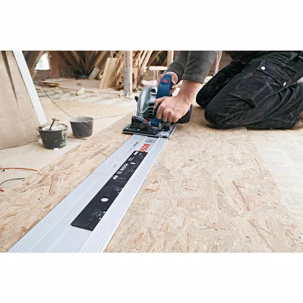 Bosch GKT13-225 6-1/2 in. 13 Amp Corded Plunge Track Saw with L-BOXX Case