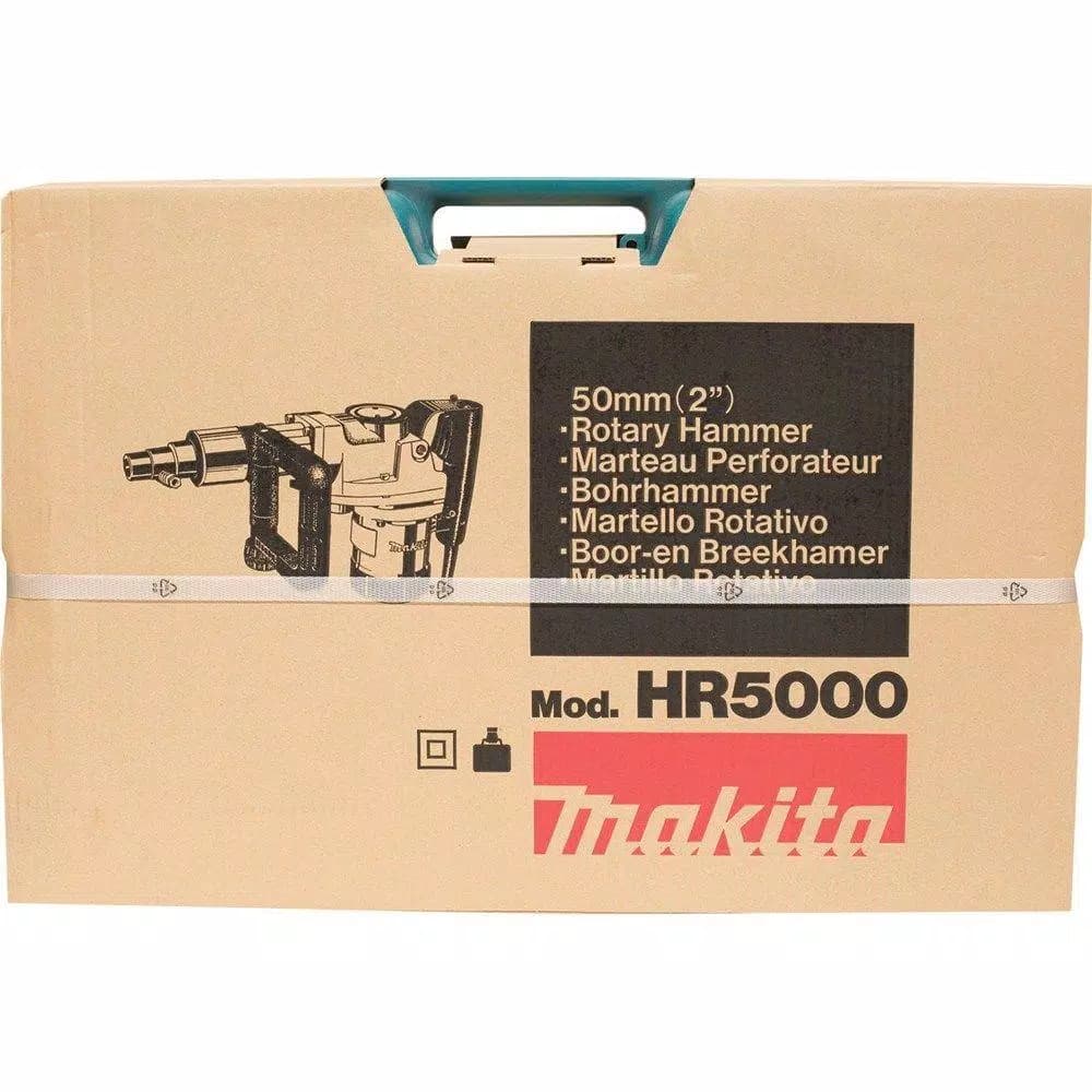 Makita HR5000 2 in. Corded Rotary Hammer Drill, 11 Amp, Spline Shank with Hard Case