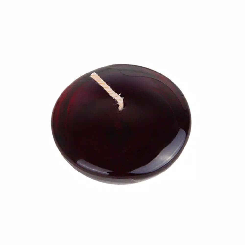 Zest Candle 3 in. Black Gel Floating Candles, Unscented, 6-Pack
