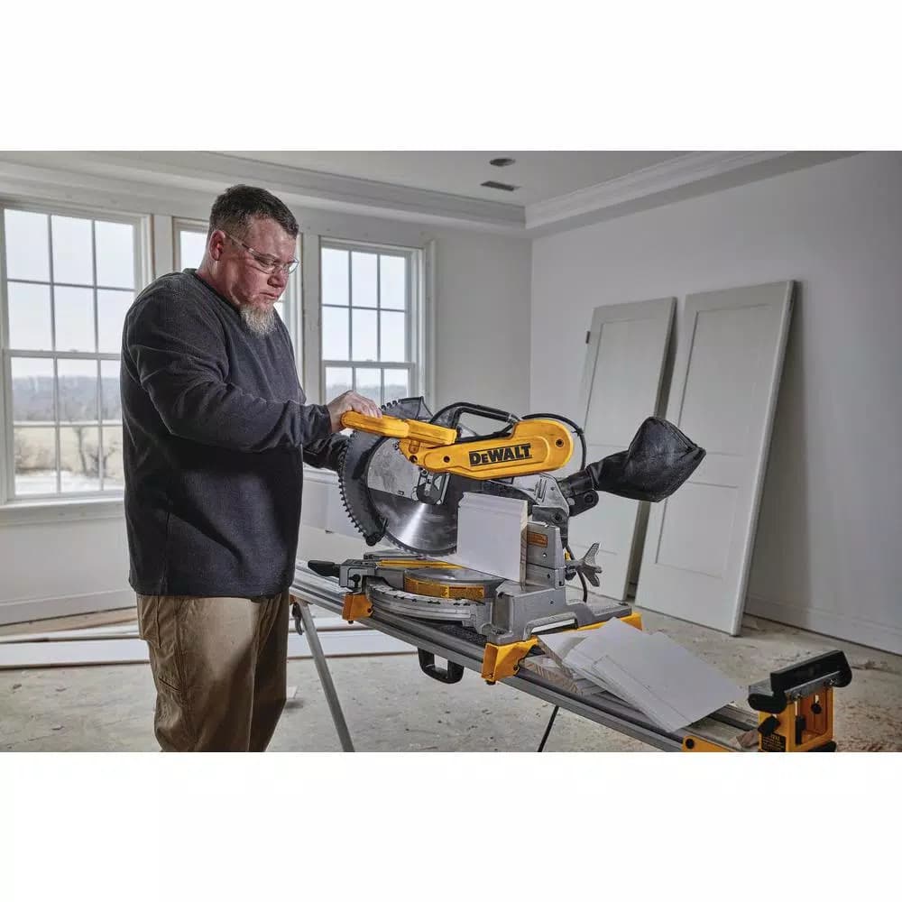 DEWALT 12 in. Double-Bevel Compound Miter Saw, 15 Amp, Corded