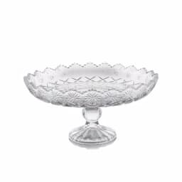 Gibson Home Jewelite 11.5 in. Clear Glass Footed Cake Stand thumbnail 3