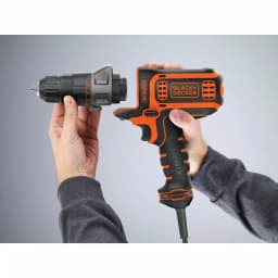 BLACK+DECKER Matrix 4 Amp 3/8 in. Corded Drill and Driver with Quick Connect System thumbnail 3