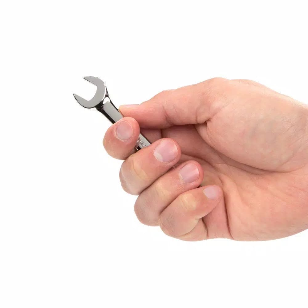 TEKTON 10 mm Stubby Combination Wrench, Chrome Vanadium Steel