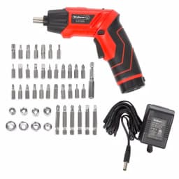 Stalwart 45-Piece 3.6V LED Rechargeable Cordless Pivoting Screwdriver Set thumbnail 3